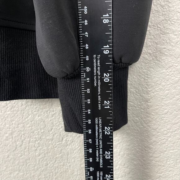 We Wore What Balloon Sleeve Crew Neck Sweatshirt Black XS NWT Oversized Lounge - Picture 16 of 16